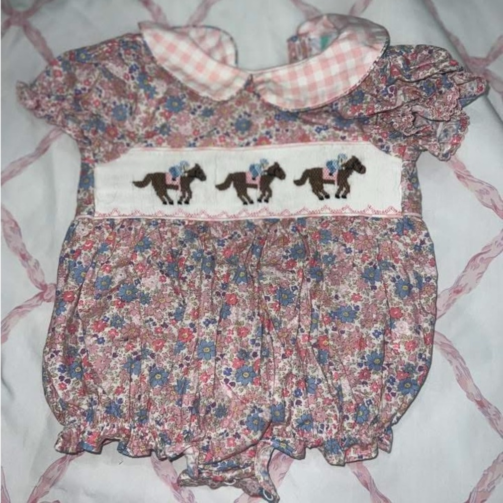 The smocked flamingo bubble